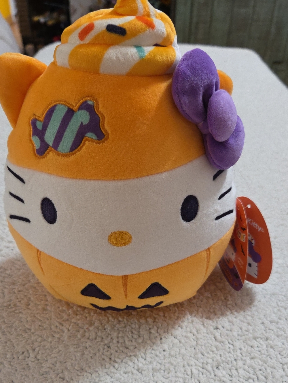 NWT SQUISHMALLOWS HELLO KITTY HAOWEEN STUFFED PLUSH TOY
